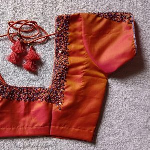 thread aariwork blouse