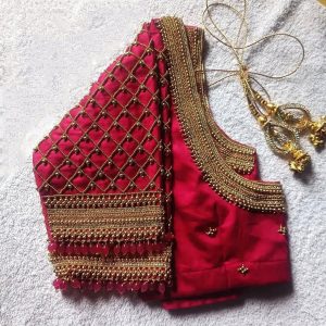 bridal aariwork blouse