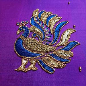 thread aariwork blouse